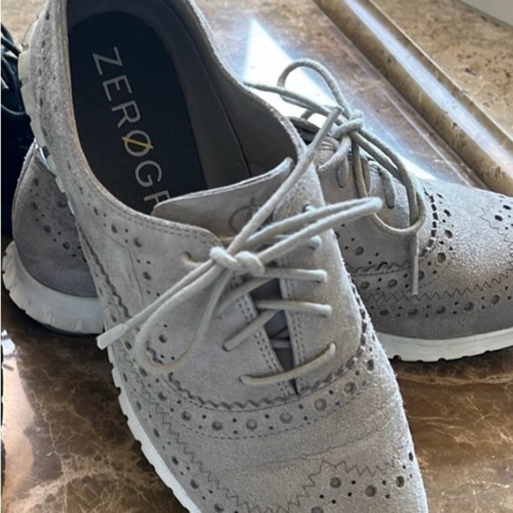 Grey available only Nike zero grand ladies suede shoe